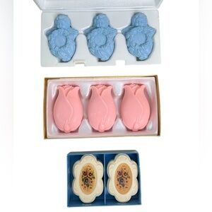 Vintage Avon Soap Lot Touch of‎ Roses & The Littlest Angels Perfumed Soaps